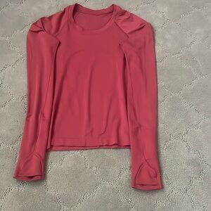 Lululemon Wine Red Swiftly Tech Long-Sleeve Shirt 2.0